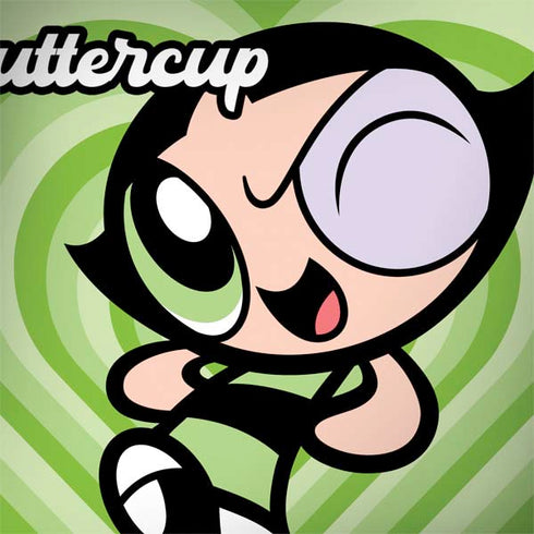 Cartoon Network Powerpuff Girls Buttercup Green Hearts Dell Latitude Skin